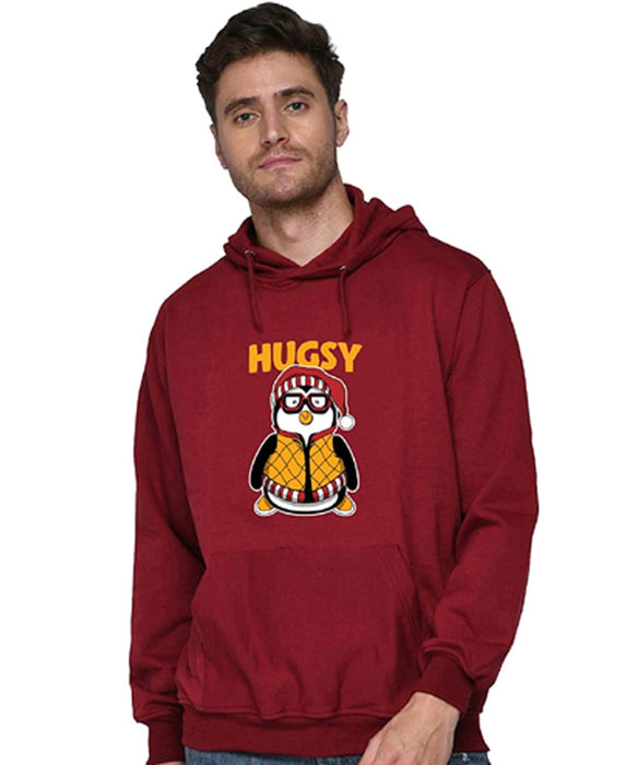 SXV STYLE Unisex Printed Hoodie : HUGSY