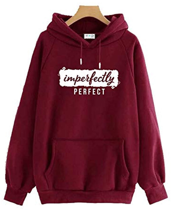 SXV Style Unisex Hoodie with Print: IMPERFECTLY Perfect