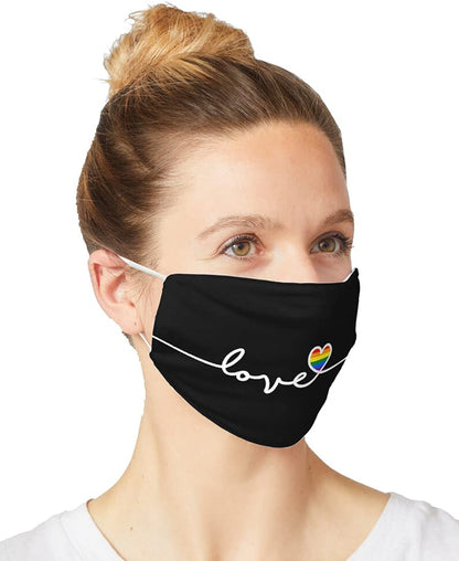 SXV LGBT Love_ combo Printed unisex cotton Face mask For Face (Pack of 3)