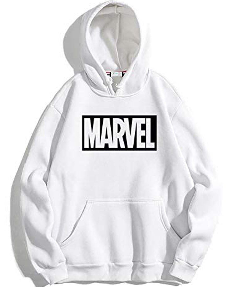 SXV STYLE Unisex Printed Hoodie : MARVEL