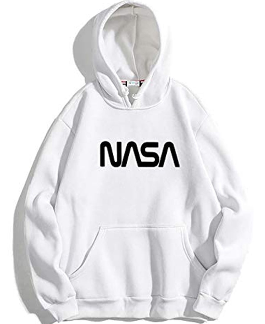 SXV  'NASA’ Printed Cool Aesthetic Sweatshirt Hoodie