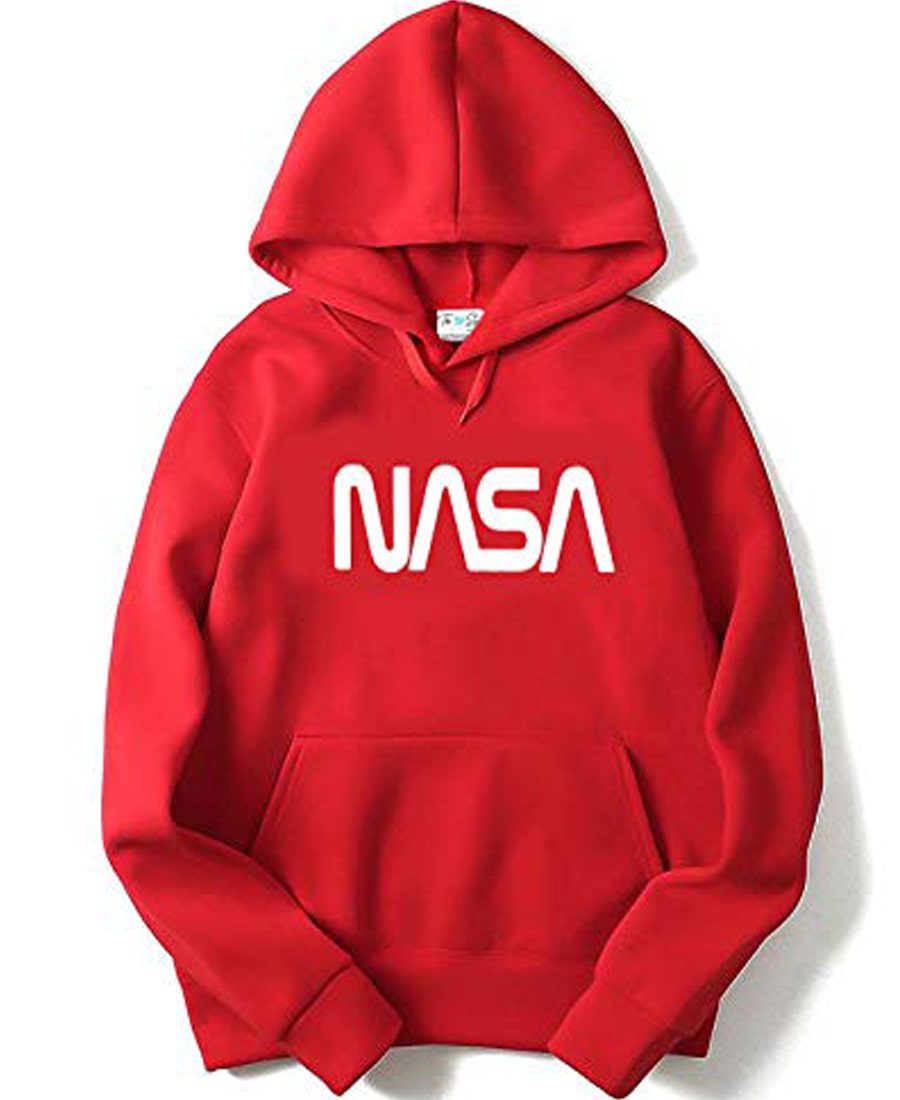 SXV  'NASA’ Printed Cool Aesthetic Sweatshirt Hoodie