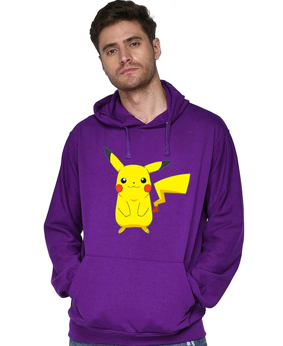 SXV STYLE Unisex Printed Hoodie : Pikachu