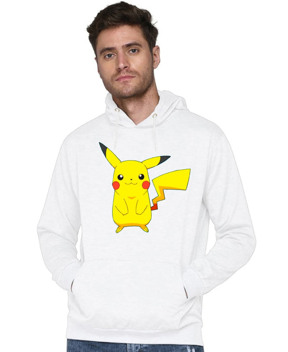 SXV STYLE Unisex Printed Hoodie :Pikachu