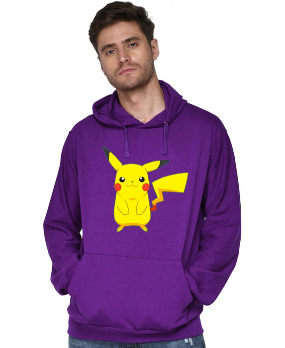 SXV STYLE Unisex Printed Hoodie :Pikachu