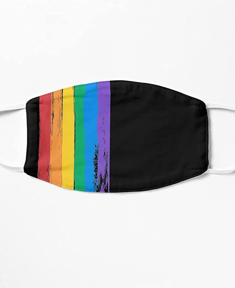 SXV Pride Flag LGBT+ pattern_ Mask Printed unisex cotton Face mask For Face (Pack of 3)