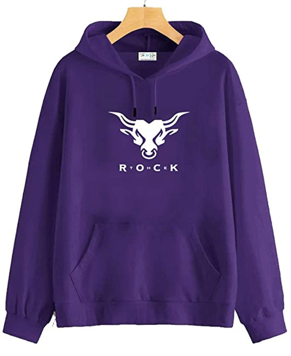 SXV Style hoodie with White PRINTED: ROCK/Hoodie for men & women