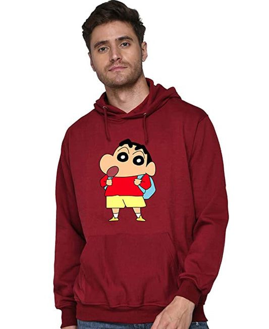 SXV STYLE The Unisex Printed Hoodie : Shinchan