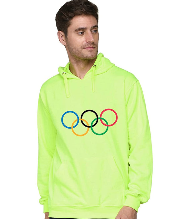 SXV STYLE Unisex Printed Hoodie : Olympic-Rings