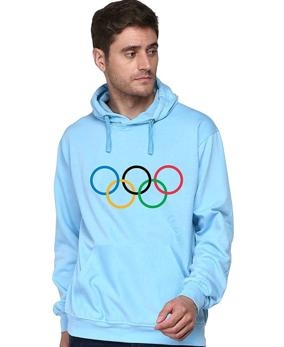 SXV STYLE Unisex Printed Hoodie : Olympic-Rings