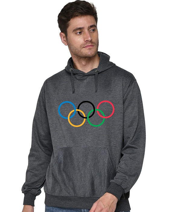 SXV STYLE Unisex Printed Hoodie : Olympic-Rings