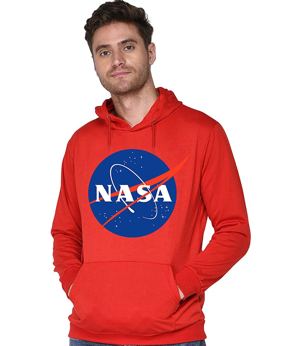 SXV STYLE Unisex Printed Hoodie : NASA