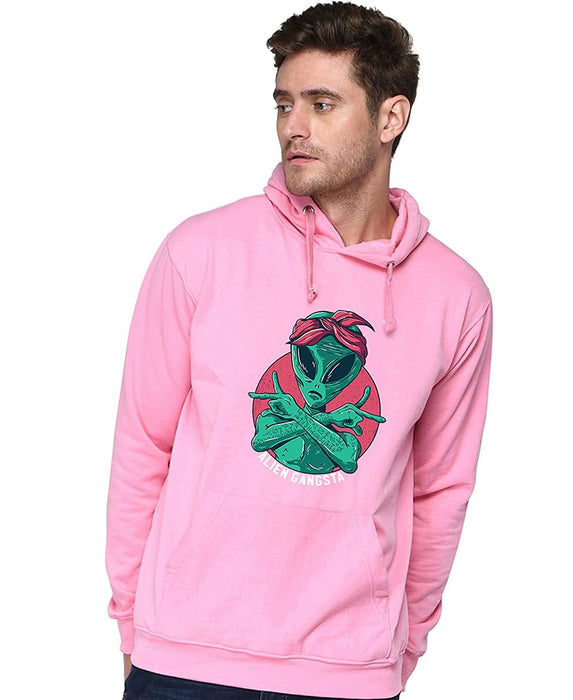 SXV STYLE Unisex Printed Hoodie : Alien Gangsta