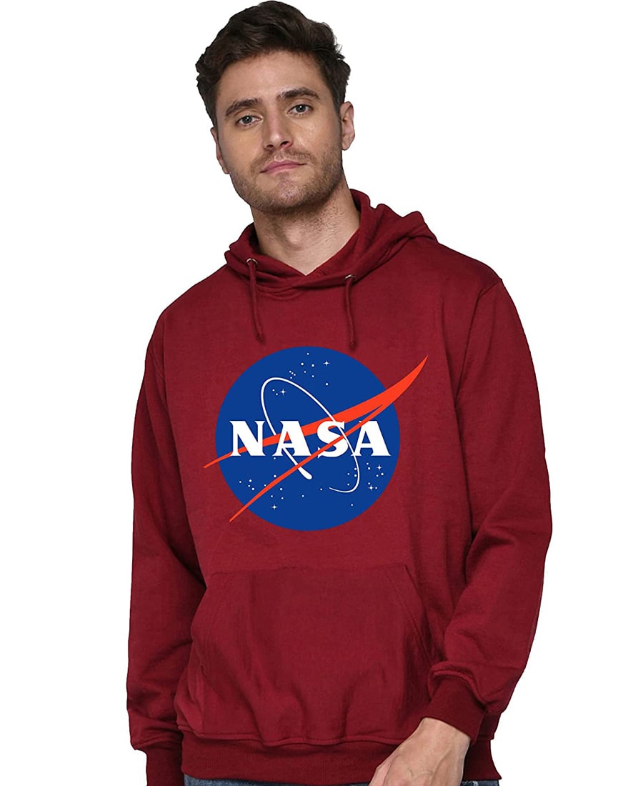 SXV STYLE Unisex Printed Hoodie : NASA