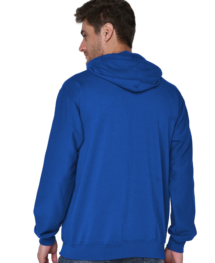 SXV Solid Plain Sweatshirt Hoodie for Men & Women (Royal Blue)