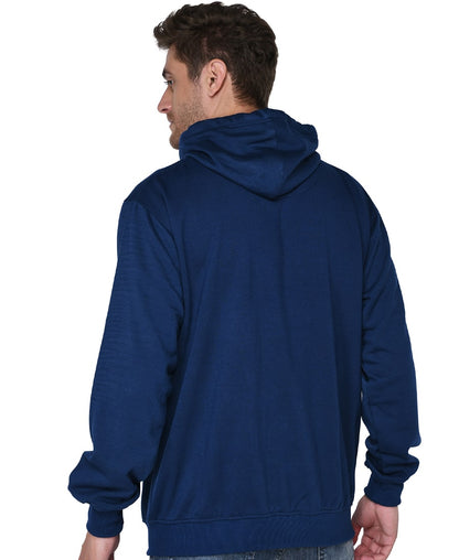 SXV Solid Plain Sweatshirt Hoodie for Men & Women (Teal Blue)