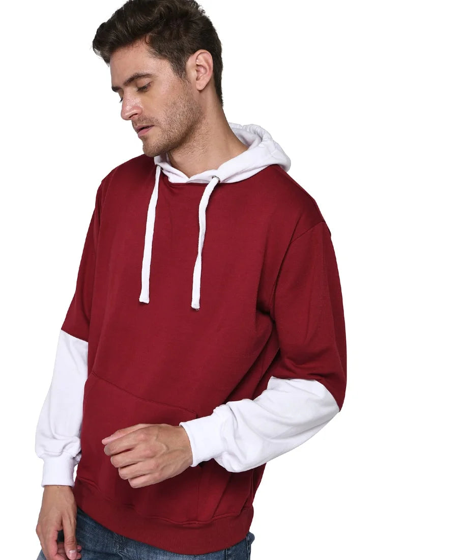 Hoodie on sale maroon polos