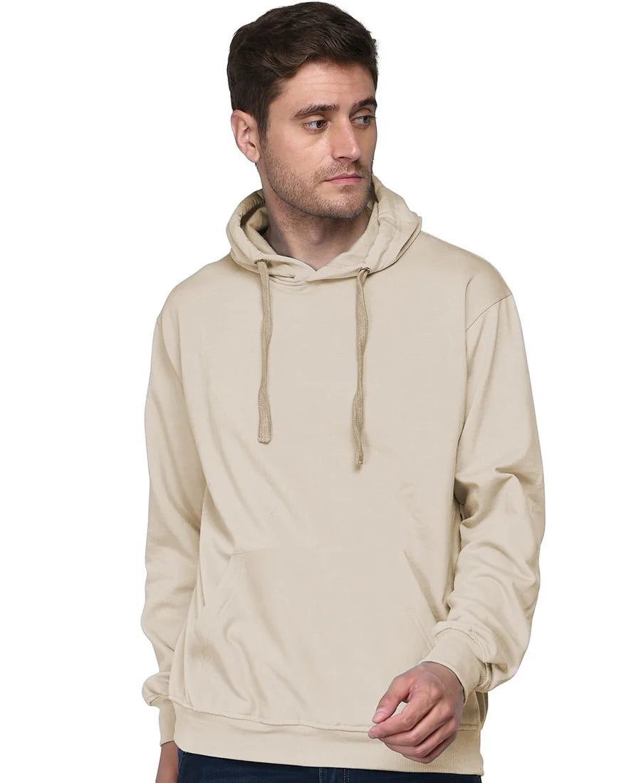 Plain top beige hoodie