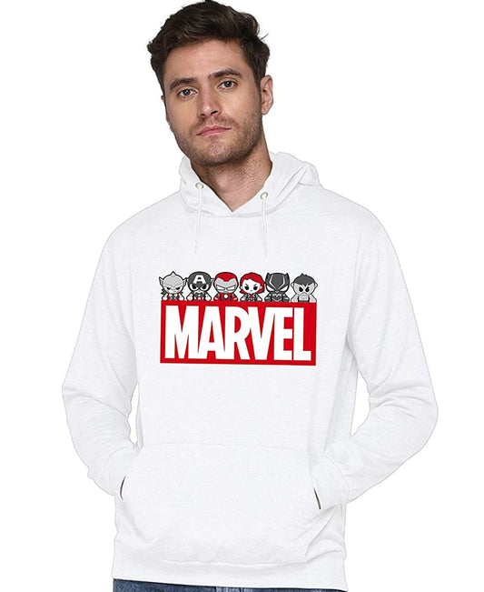 SXV STYLE Unisex Printed Hoodie : Marvel