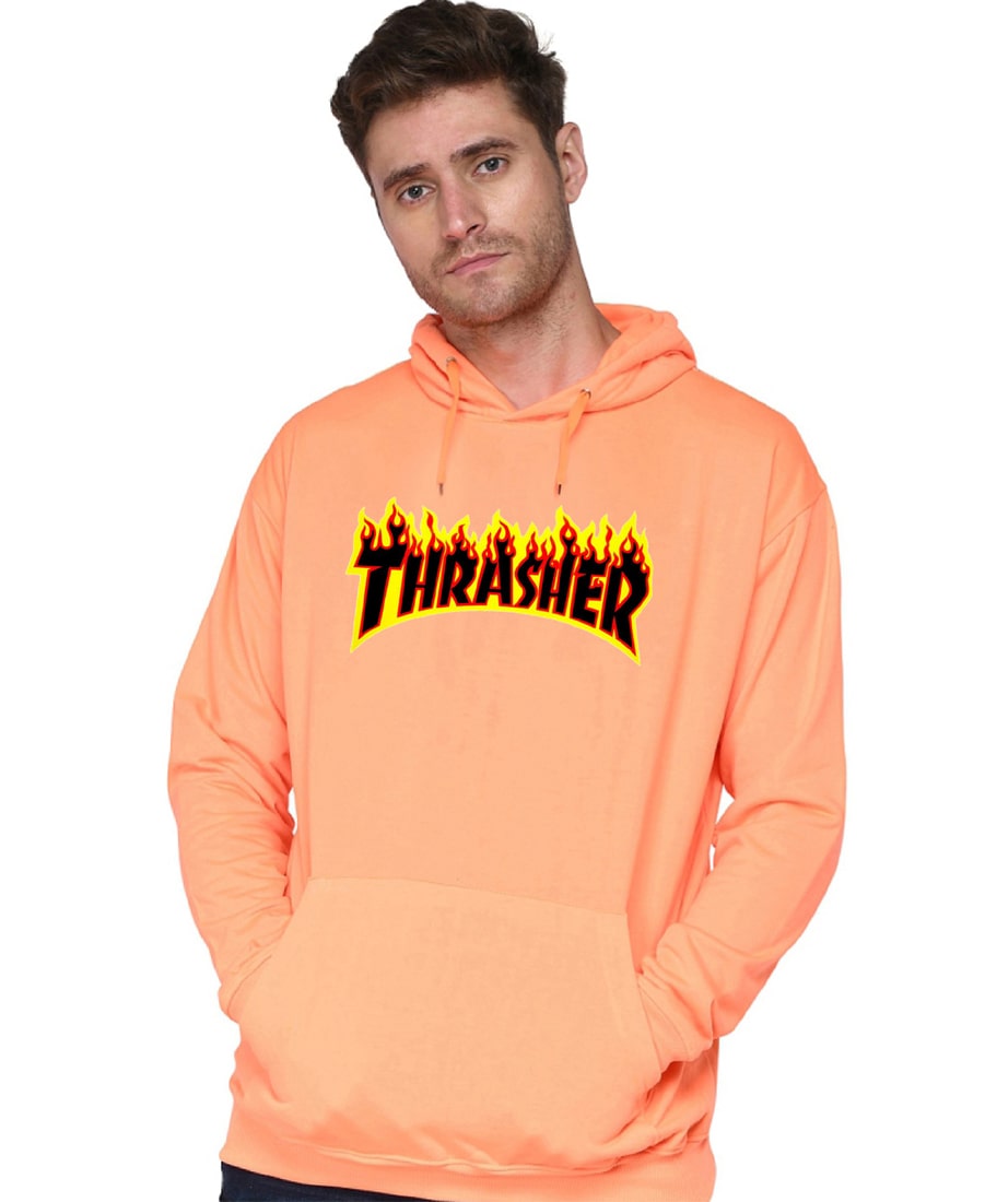 SXV STYLE Unisex Printed Hoodie : Thrasher