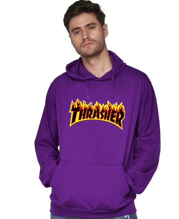 SXV STYLE Unisex Printed Hoodie : Thrasher