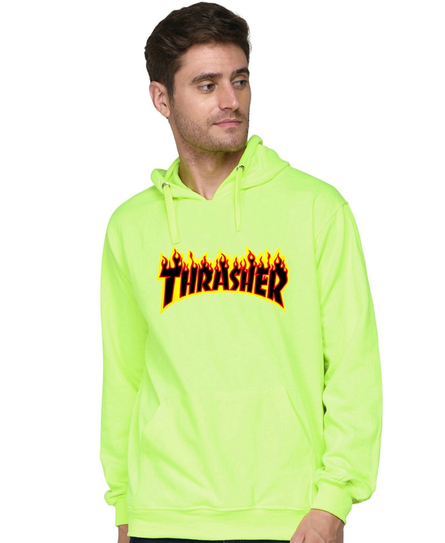 SXV STYLE Unisex Printed Hoodie : Thrasher