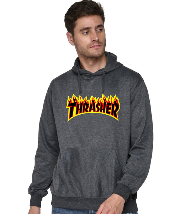 SXV STYLE Unisex Printed Hoodie : Thrasher