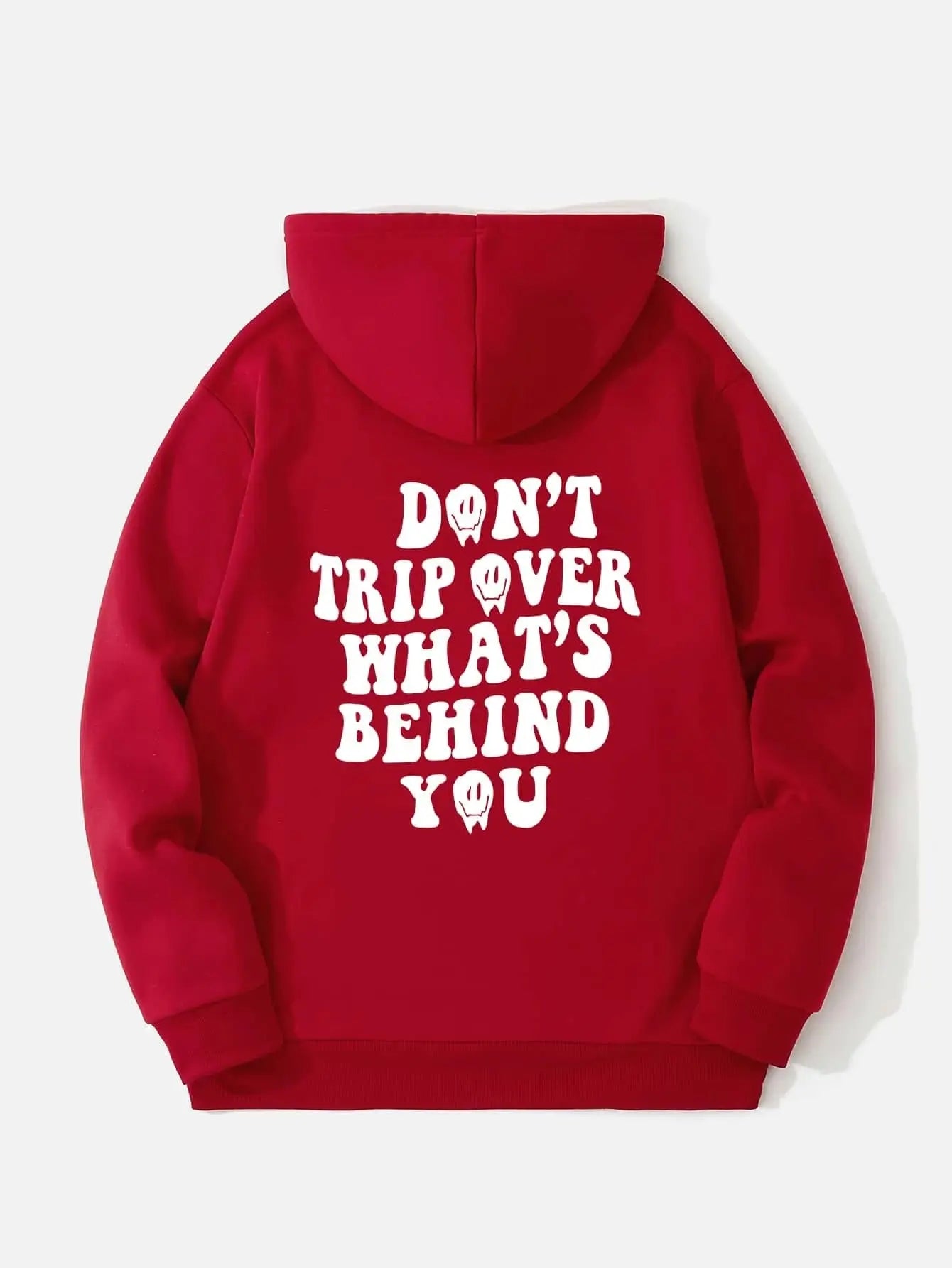 SXV  'Dont Trip Over What's Behind You’ Printed Cool Aesthetic Sweatshirt Hoodie