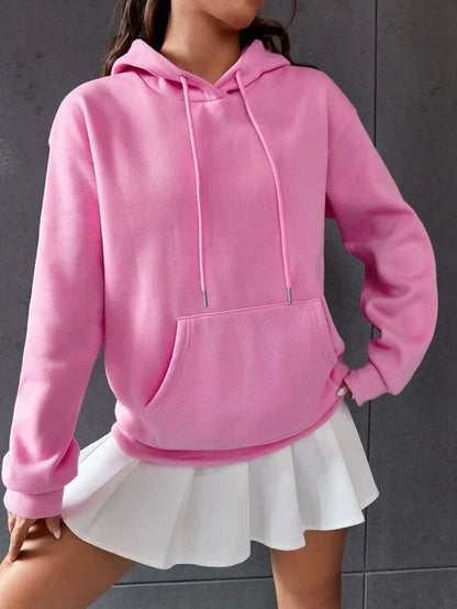 SXV Plain 'Pink' Solid Cool Aesthetic Sweatshirt Hoodie