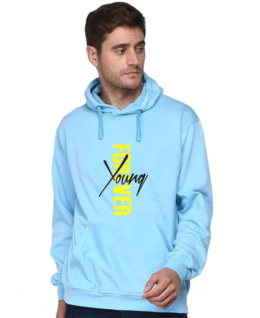 SXV STYLE Unisex Printed Hoodie : Forever Young 2