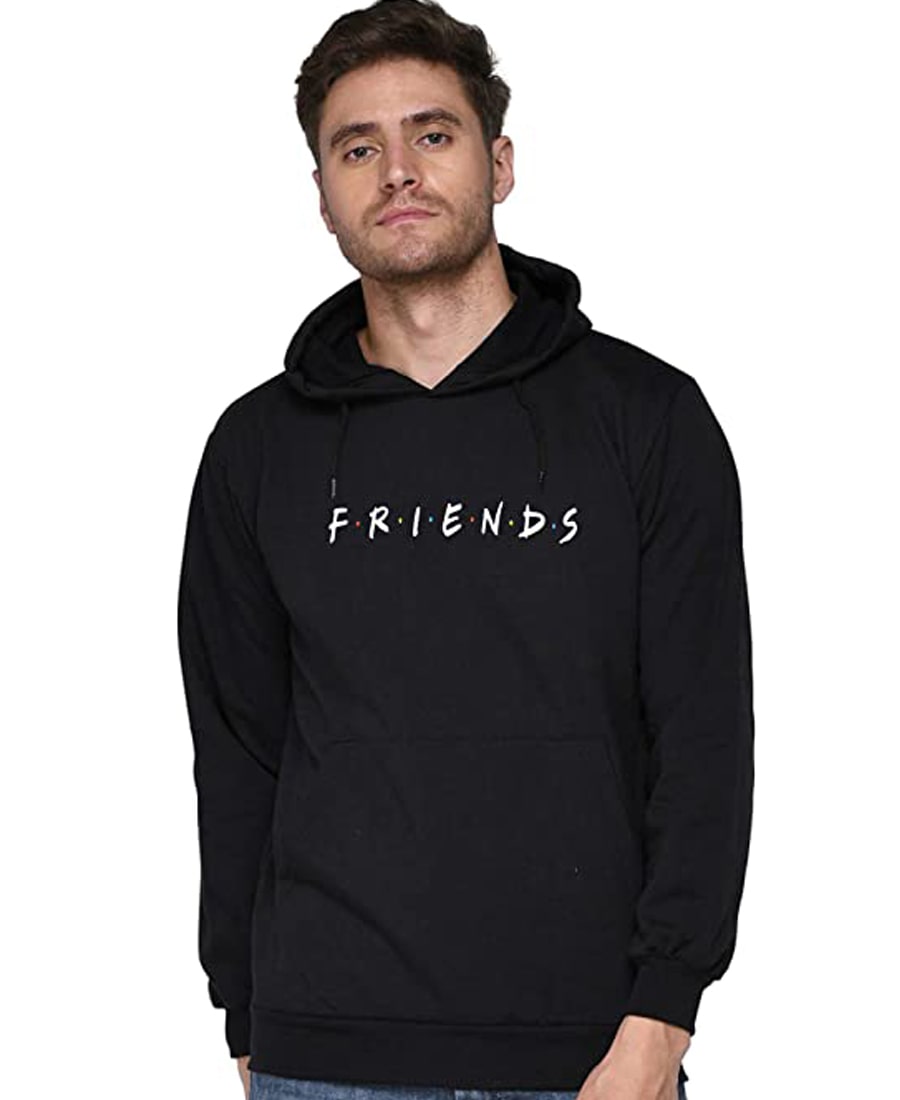 SXV STYLE Unisex Printed Hoodie : F-R-I-E-N-D-S