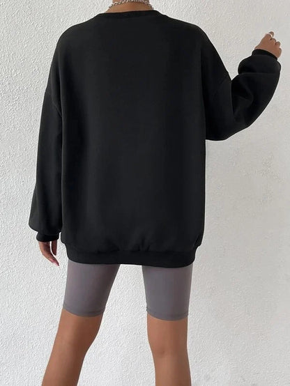 SXV  'Oakland California’ Printed Cool Aesthetic Drop Shoulder Oversized Sweatshirt