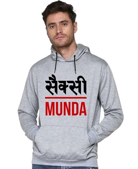 SXV STYLE Unisex Printed Hoodie : Sexy MUNDA