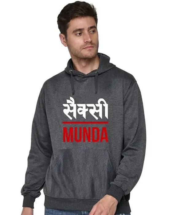 SXV STYLE Unisex Printed Hoodie : Sexy MUNDA