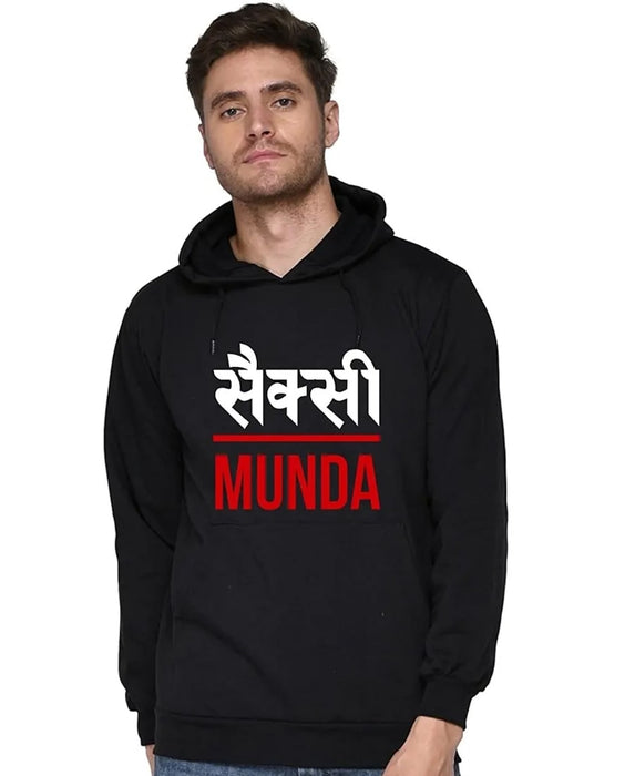 SXV STYLE Unisex Printed Hoodie : Sexy MUNDA